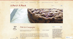 Desktop Screenshot of apatandapinch.com